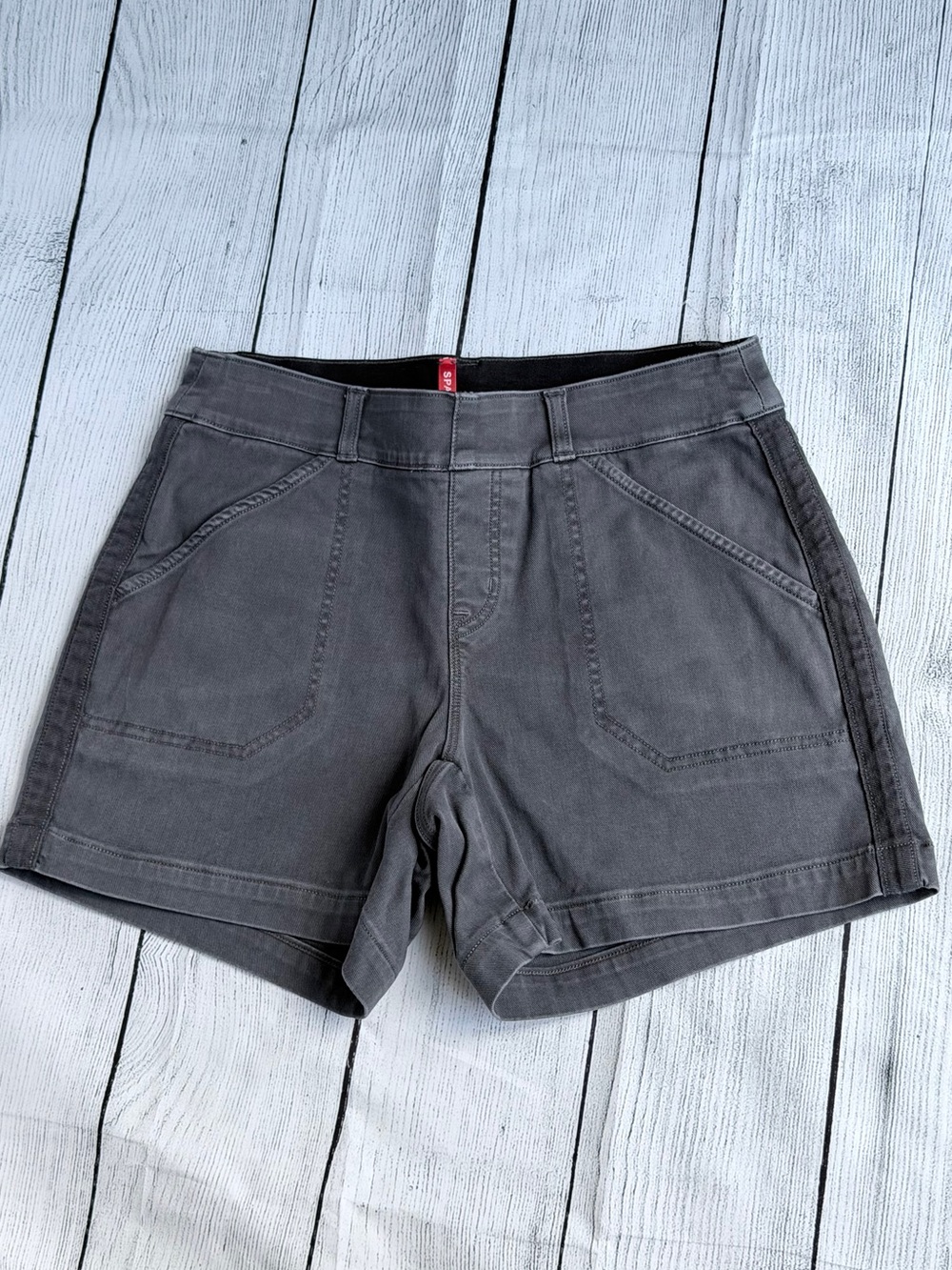 SPANXsupersmooth Stretch Twill High Rise Shaping Shorts Small